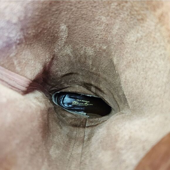 Etienne Aigner Vintage Alexis Brown Leather Harness Equestrian Riding Boots 7 - Picture 14 of 16